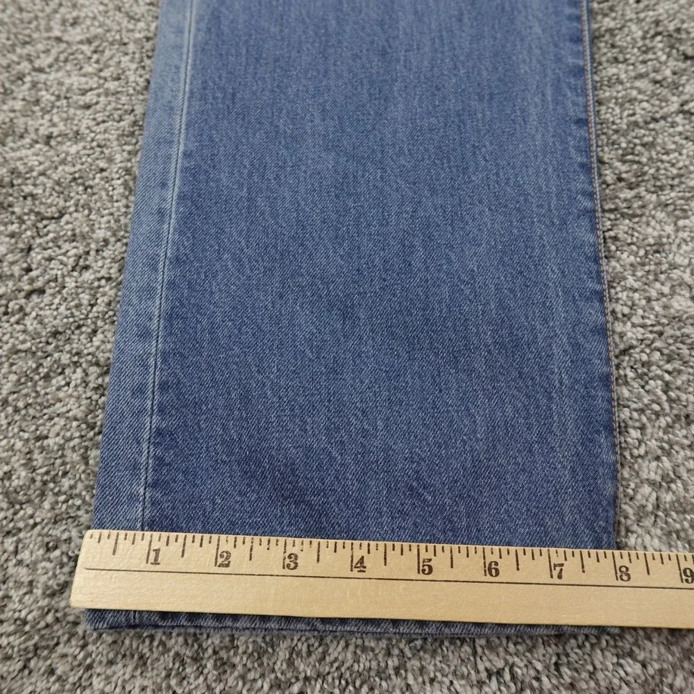 NEW 7 For All Mankind Jeans Mens 34X32 Dark Blue Denim Vintage Straight‎ Pants